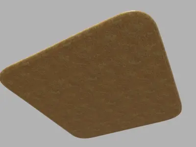 Smile Cookie Christmas Low-poly 3D model