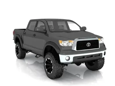 Toyota Tundra Low-poly 3D model