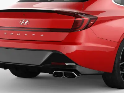 Hyundai Sonata N-Line 2021 3D model