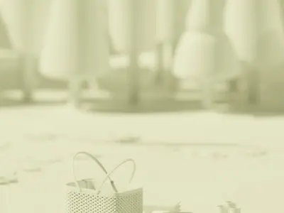 Picnic Scene - Cartoon Free 3D model