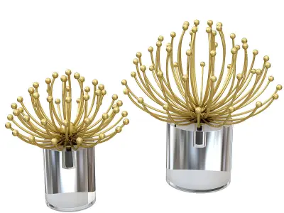 Uttermost AGA METAL WALL DECOR 3D model