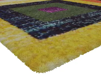 Rug Set 1880 3D model