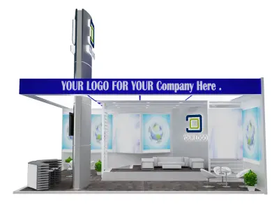 Booth Exhibition Stand a533c 3D model