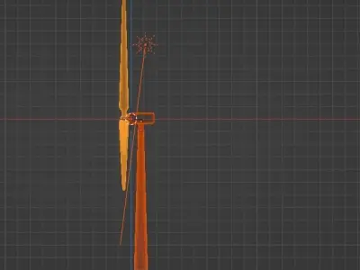 3D Wind turbine Free 3D print model
