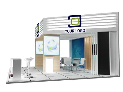 Booth Exhibition Stand a556a 3D model