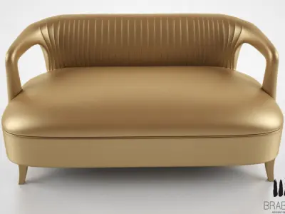 Brabbu Karoo 2 seat sofa 3D model