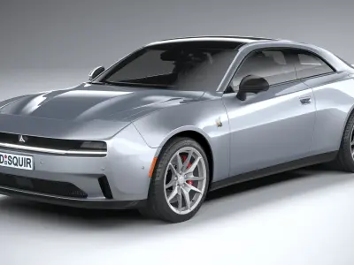 Dodge Charger Daytona 2024 LowPoly 3D model