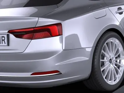 Audi A5 Sportback 2017 3D model