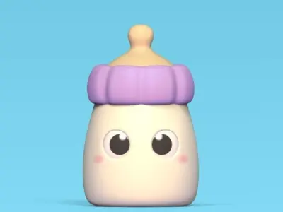 Baby Bottle 3D print model