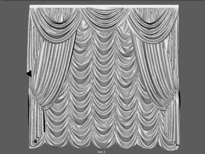 CURTAINS 2 curtain 3D model
