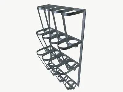 Wine Rack 3D model