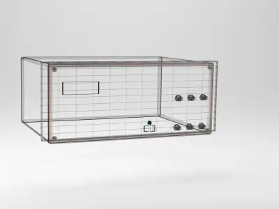 RPR-4000 High-Power Pulser and Receiver  3D model