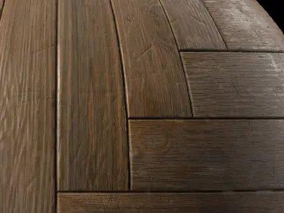 Parquet Materials 28- Parquet By Old Wood Damaged  Texture