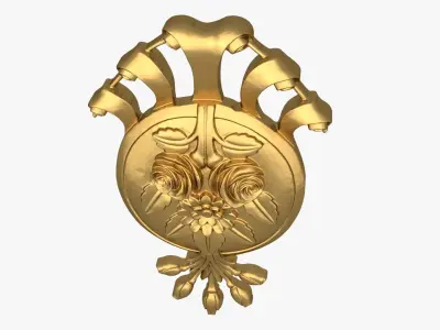 Classic decor ornament 224 3D model