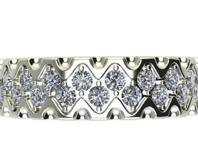 Womens Ring Ebish 3D print model