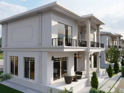 villa  3D model purchase
