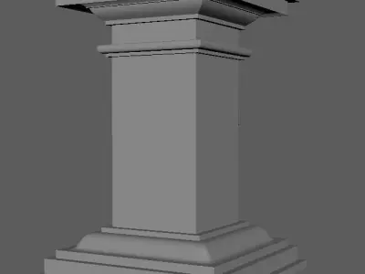 Statue Base Free 3D model