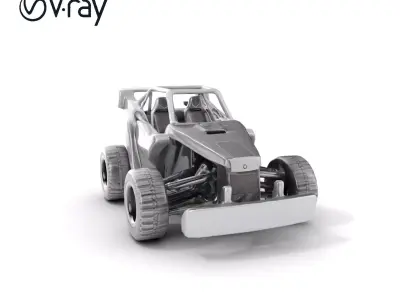 OffRoad Buggy Model Pack Low-poly 3D model