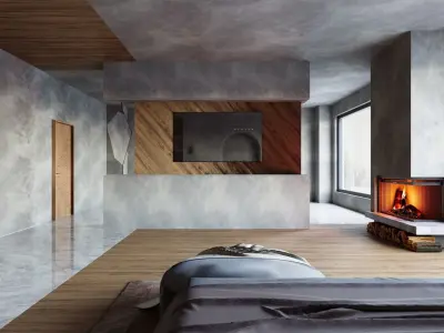 Interior - Bedroom - 130923 3D model