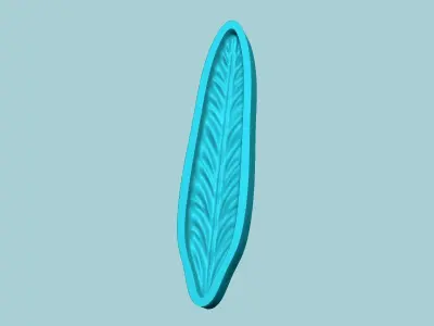 Fern Leaf Mould 06 - Artificial EVA Molding 3D print model