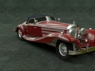 Mercedes-Benz 500k  3D model