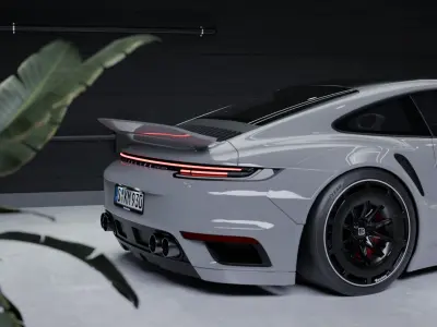 Porsche 911 Brabus Rocket 900 3D model