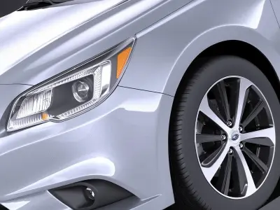 Subaru Legacy 2017 VRAY 3D model