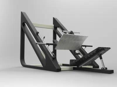leg press Free 3D model