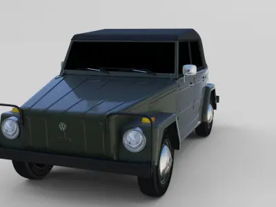 VW Type 181 3D model
