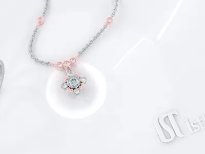 Roundede Necklace 3D print model