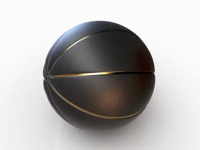 Basketball Black 3D model