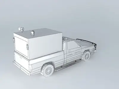 animal control vehicle Free 3D model