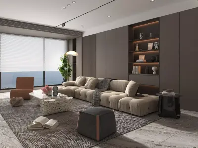 Living Room Scene 23 3D model