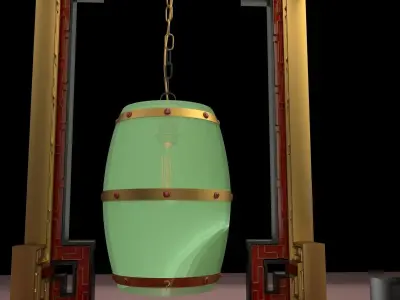 Chinese lantern 3D model