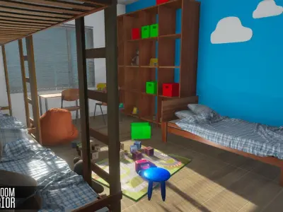 Kids Room - Interior 3D model