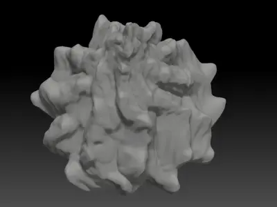 Flame lampshade 3D print model