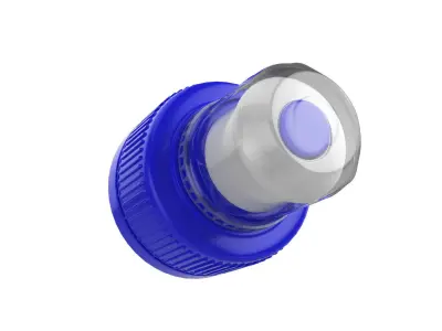 Pull - Push Sport Bottle Cap Low-poly 3D model