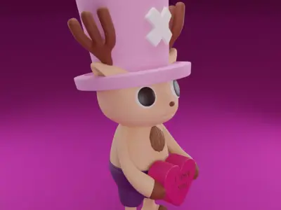 Tony Tony Chopper Valentine day 3D model for 3D print 3D print model