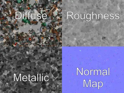 Urban Garbage Pile City Waste and Debris Model Pack Low-poly 3D model