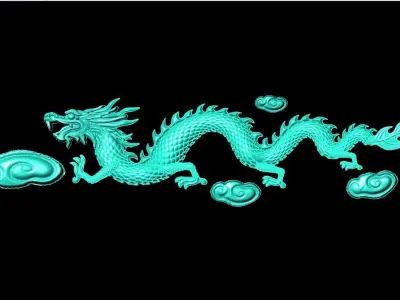 Dragon for jewelry - Dragon for ring - Dragon for pendant 3D print model
