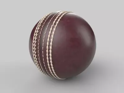 cricket ball 3D model