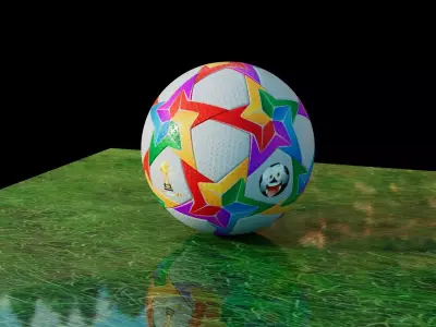 Soccer ball Free 3D model 2