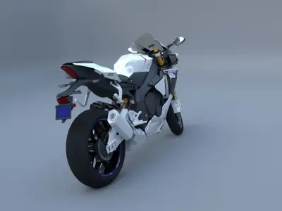 Yamaha YZF-R1M 3D model