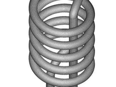 Classic Gyser Heating Coil 3D print model