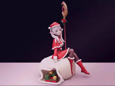 Frieren - Christmas Edition Ultra-Realistic 3D print model 3D print model