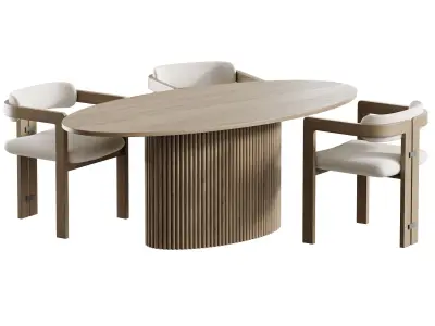 Dining table FIVORIANA 3D model