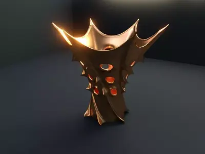 Vase of king of Mars Free 3D model