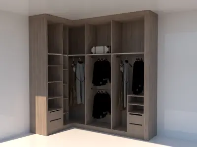 Serena Line Elegance Dressing Room - heavy  3D model