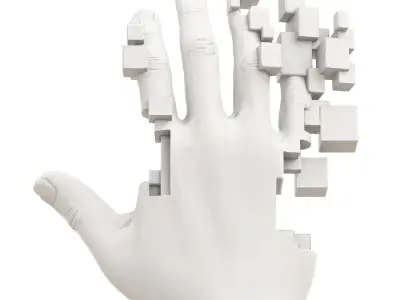 Figurine Hand Handi 3D model