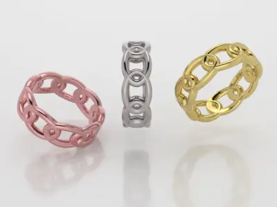 Chain Ring 3D print model